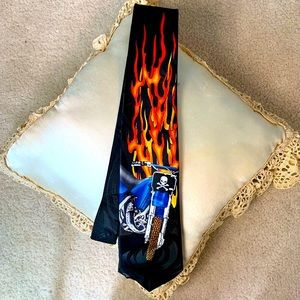 NWOT Rare No Boundaries motorcycle/dirtbike tie